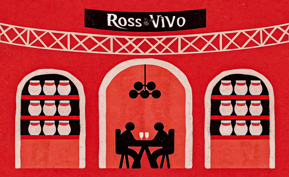 rosso vivo ilustracion